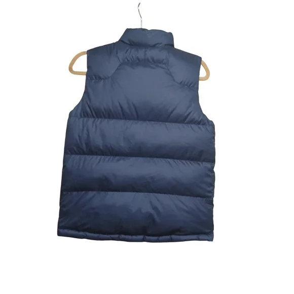 Kids Polo Ralph Lauren Reversible Puffer Vest Red Navy Logo Size L 14-16 - Picture 3 of 12